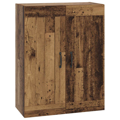 vidaXL Wall Cabinet Old Wood 69.5 x 34 x 90 cm Engineered Wood