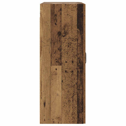 vidaXL Wall Cabinet Old Wood 69.5 x 34 x 90 cm Engineered Wood