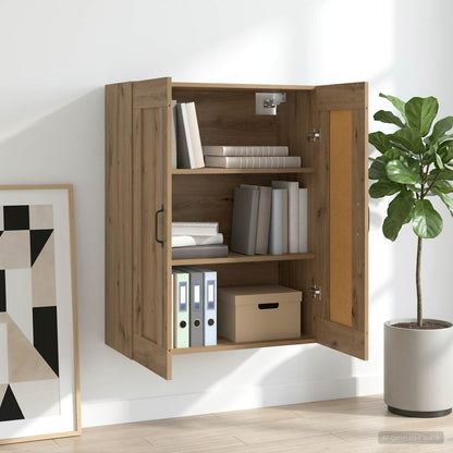 vidaXL Wall Cabinet Artisan Oak 69.5 x 34 x 90 cm Engineered Wood