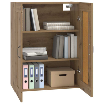 vidaXL Wall Cabinet Artisan Oak 69.5 x 34 x 90 cm Engineered Wood
