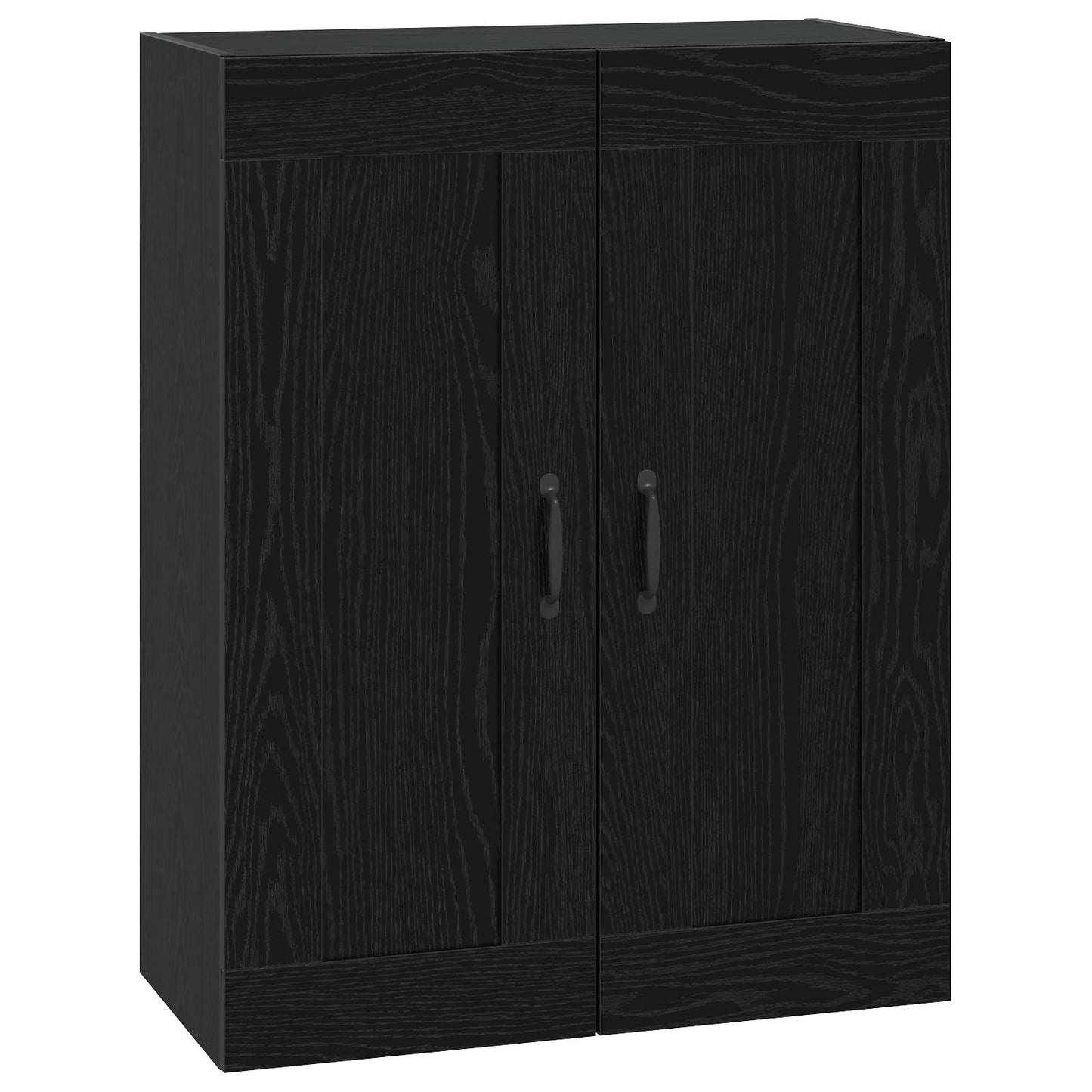vidaXL Wall Cabinet Black Oak 69.5 x 34 x 90 cm Engineered Wood