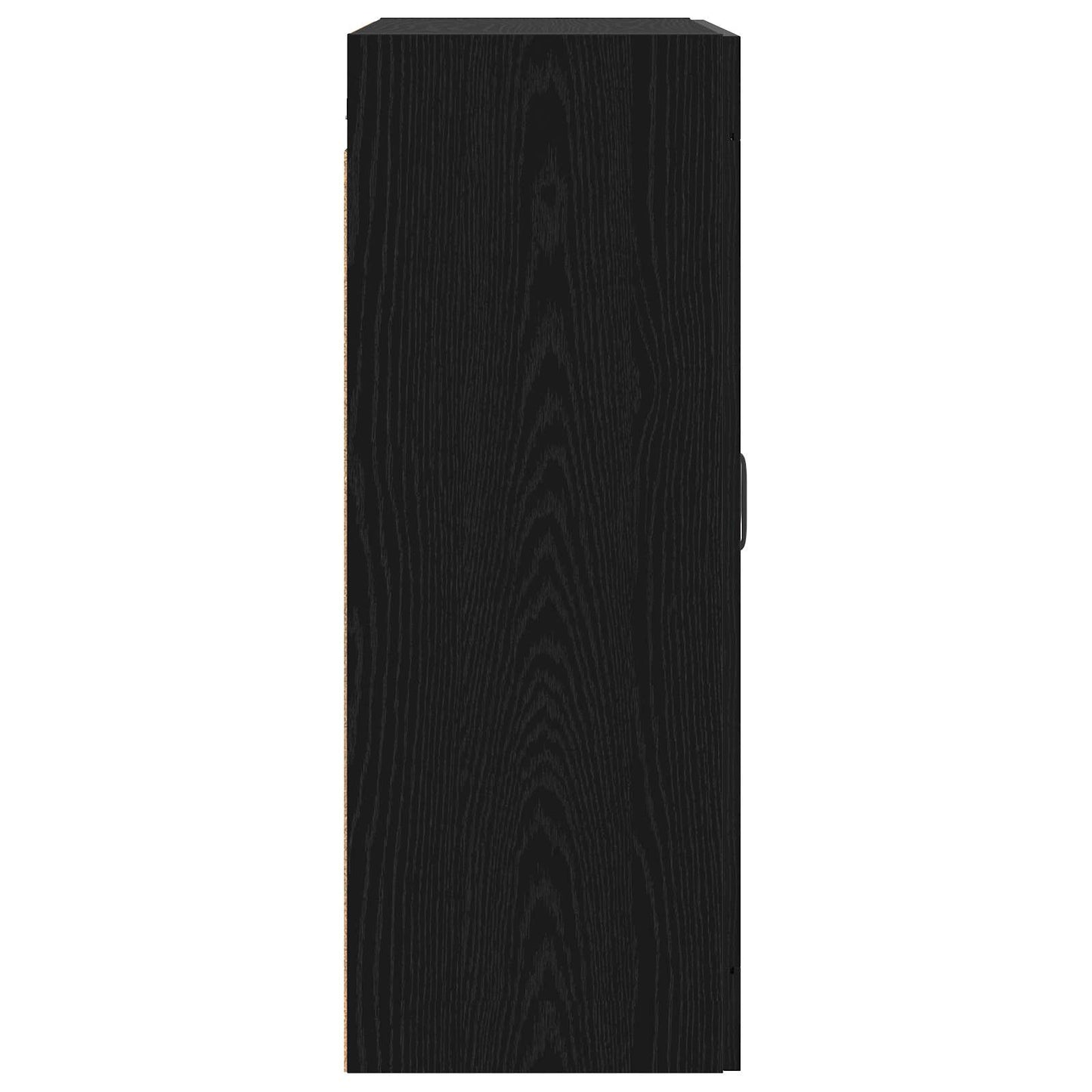 vidaXL Wall Cabinet Black Oak 69.5 x 34 x 90 cm Engineered Wood