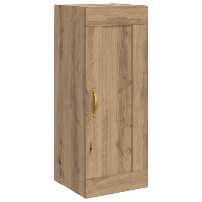vidaXL Wall Cabinet Artisan Oak 34.5 x 34 x 90 cm Engineered Wood