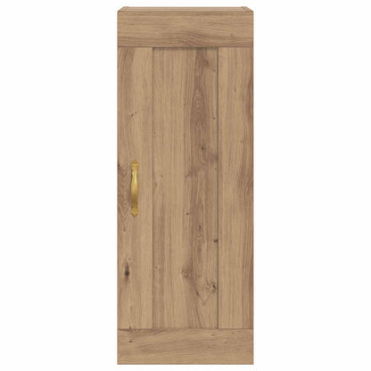 vidaXL Wall Cabinet Artisan Oak 34.5 x 34 x 90 cm Engineered Wood