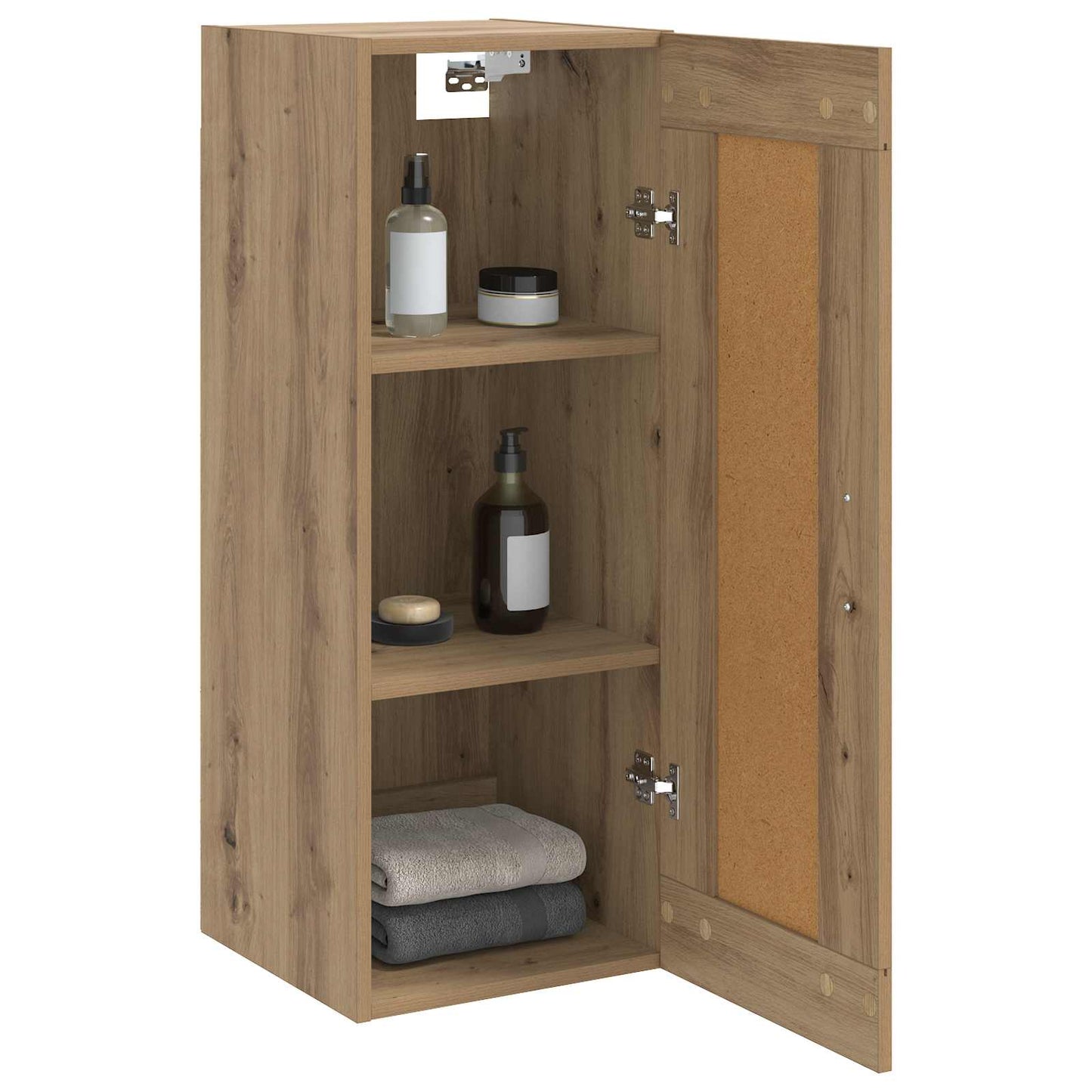 vidaXL Wall Cabinet Artisan Oak 34.5 x 34 x 90 cm Engineered Wood