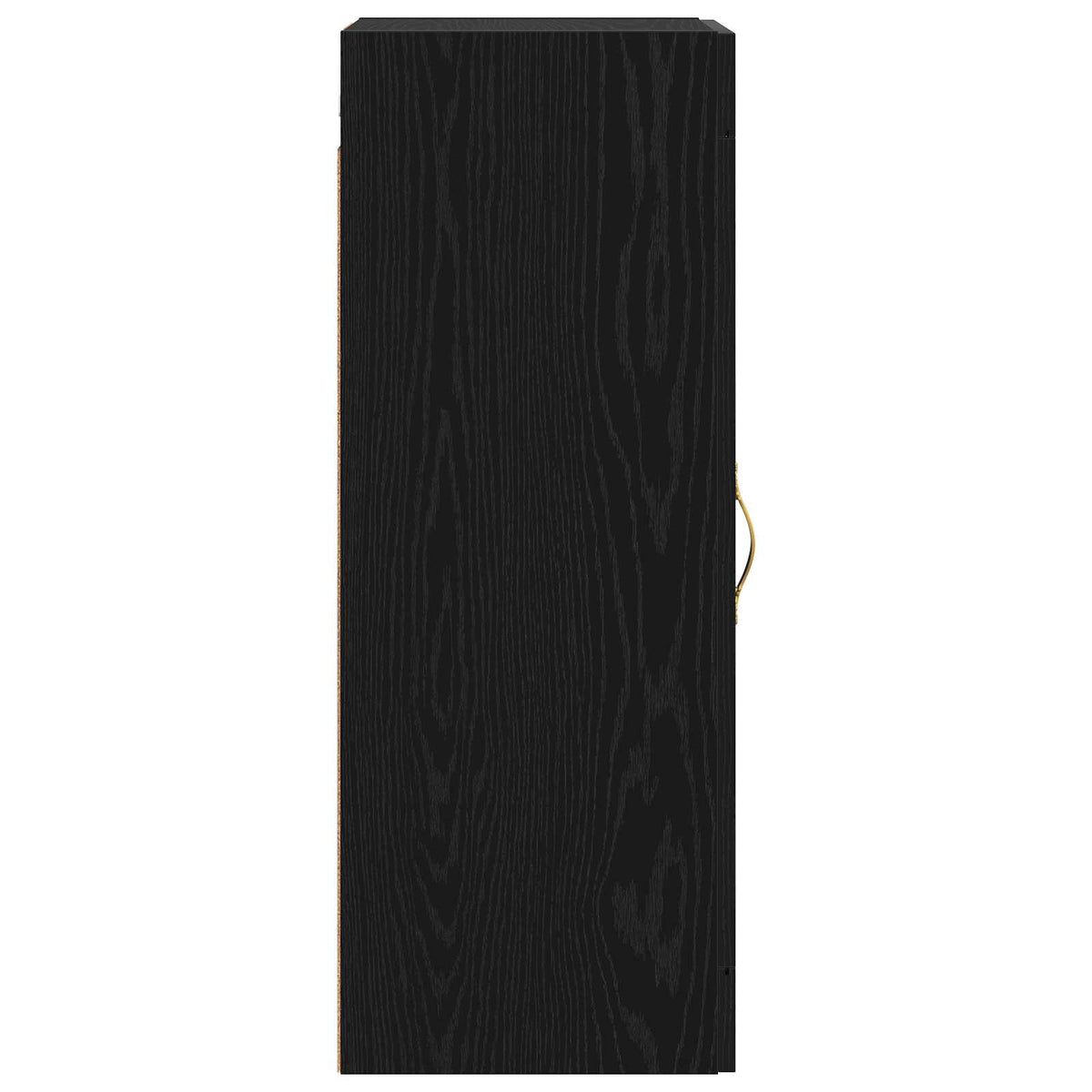 vidaXL Wall Cabinet Black Oak 34.5 x 34 x 90 cm Engineered Wood