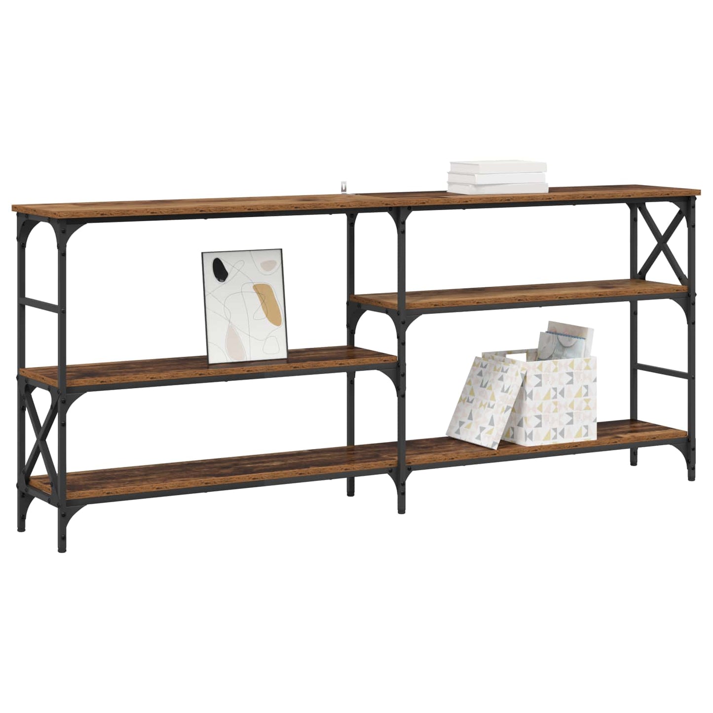 vidaXL Console Table metal PB
