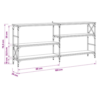vidaXL Console Table metal PB