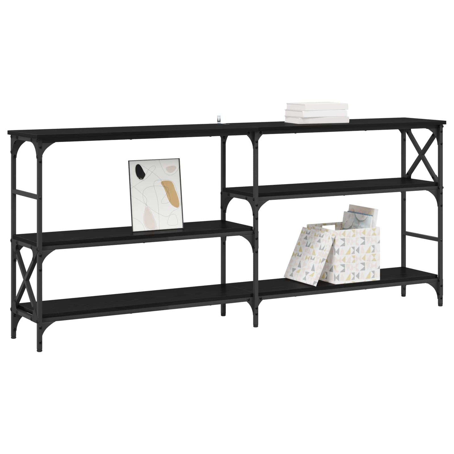 vidaXL Console Table metal PB