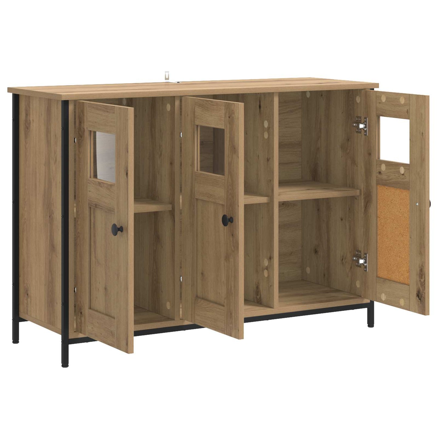 vidaXL Sideboard Artisan Oak 100 x 35 x 70 cm Engineered Wood