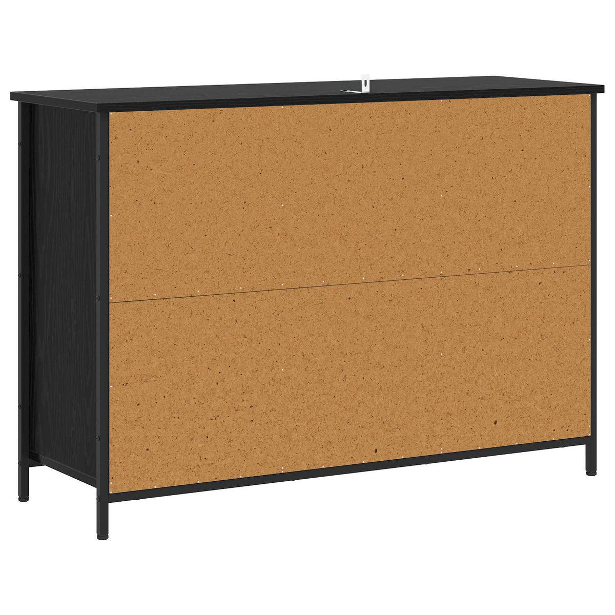 vidaXL Sideboard Black Oak 100 x 35 x 70 cm Engineered Wood