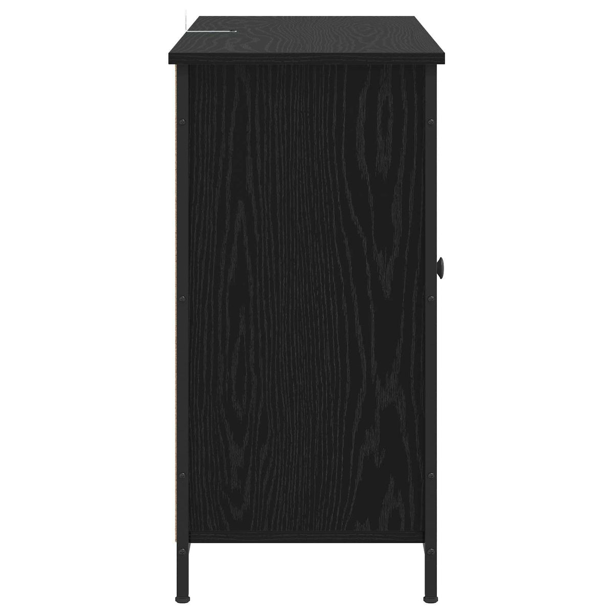 vidaXL Sideboard Black Oak 100 x 35 x 70 cm Engineered Wood