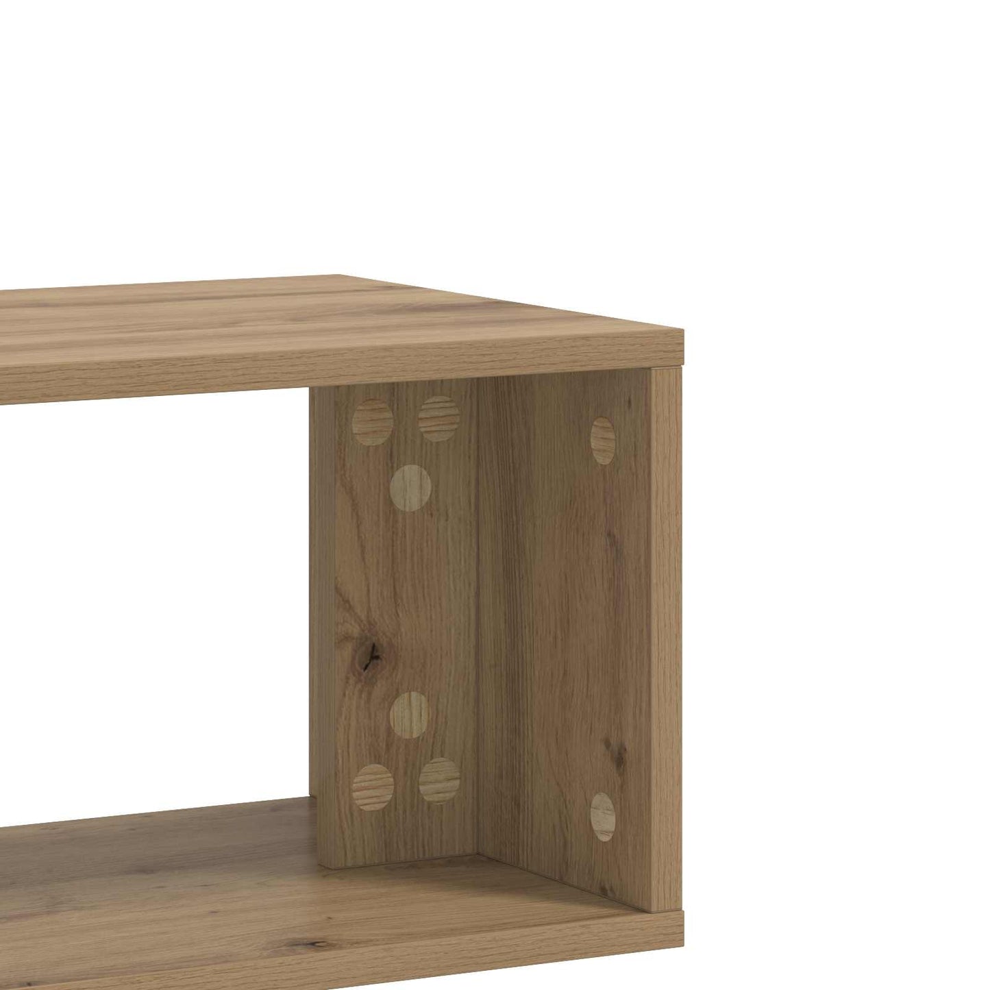 vidaXL TV Cabinet 100 x 30 x 50 cm Artisan Oak Engineered Wood