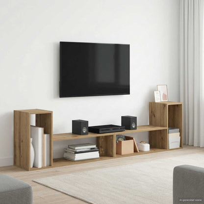 vidaXL TV Cabinet 100 x 30 x 50 cm Artisan Oak Engineered Wood