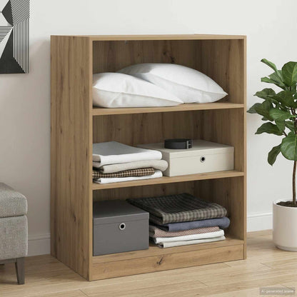 vidaXL Wardrobe Artisan oak 77 x 48 x 102 cm Engineered Wood