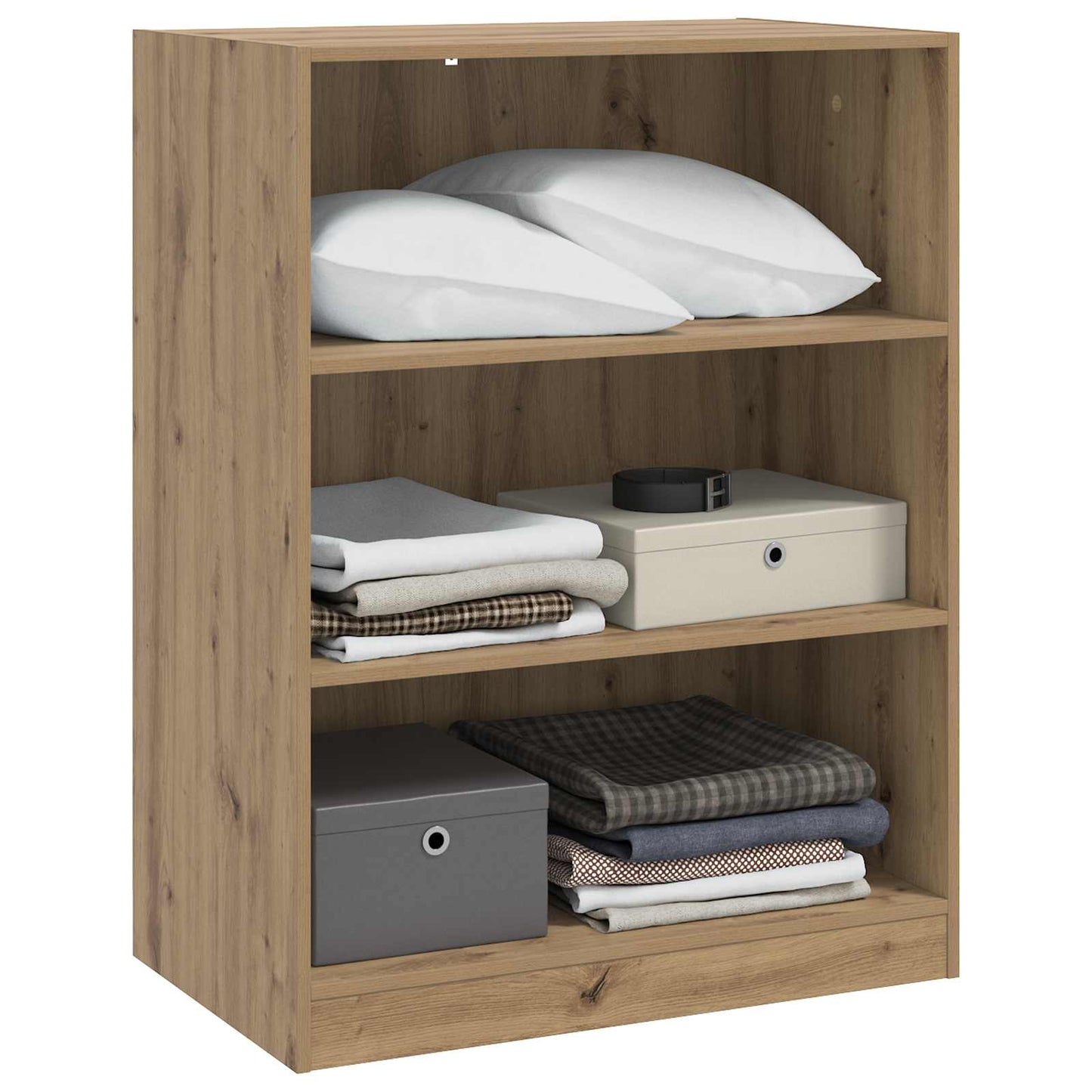 vidaXL Wardrobe Artisan oak 77 x 48 x 102 cm Engineered Wood