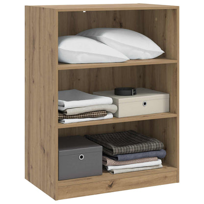 vidaXL Wardrobe Artisan oak 77 x 48 x 102 cm Engineered Wood