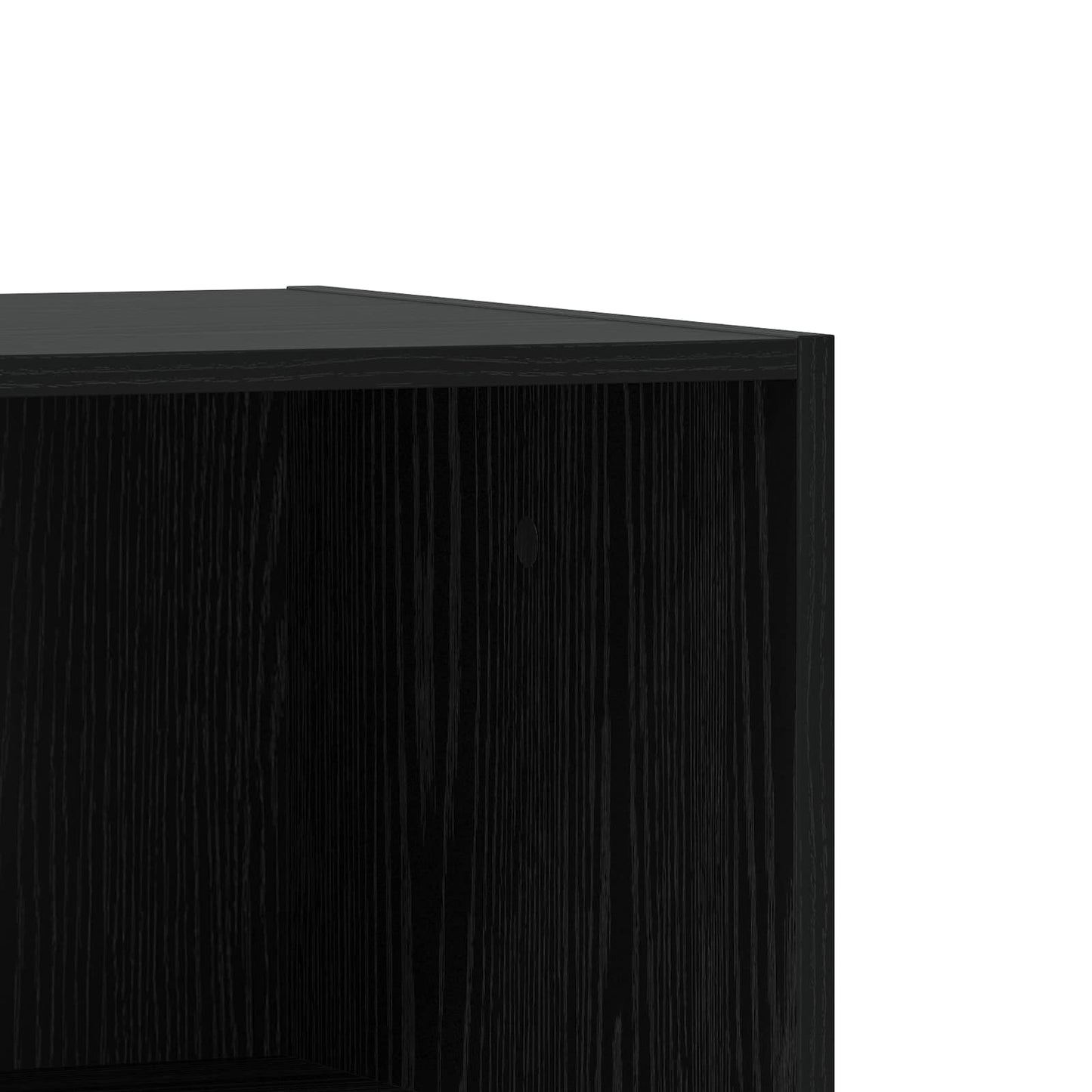 vidaXL Wardrobe Black oak 77 x 48 x 102 cm Engineered Wood