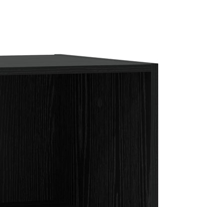 vidaXL Wardrobe Black oak 77 x 48 x 102 cm Engineered Wood