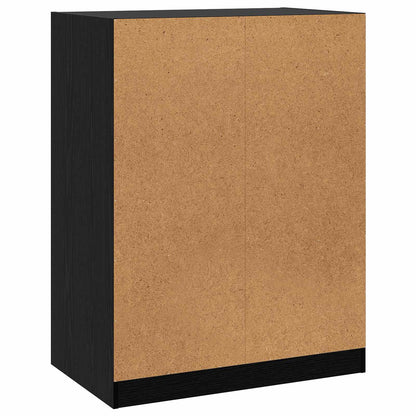 vidaXL Wardrobe Black oak 77 x 48 x 102 cm Engineered Wood