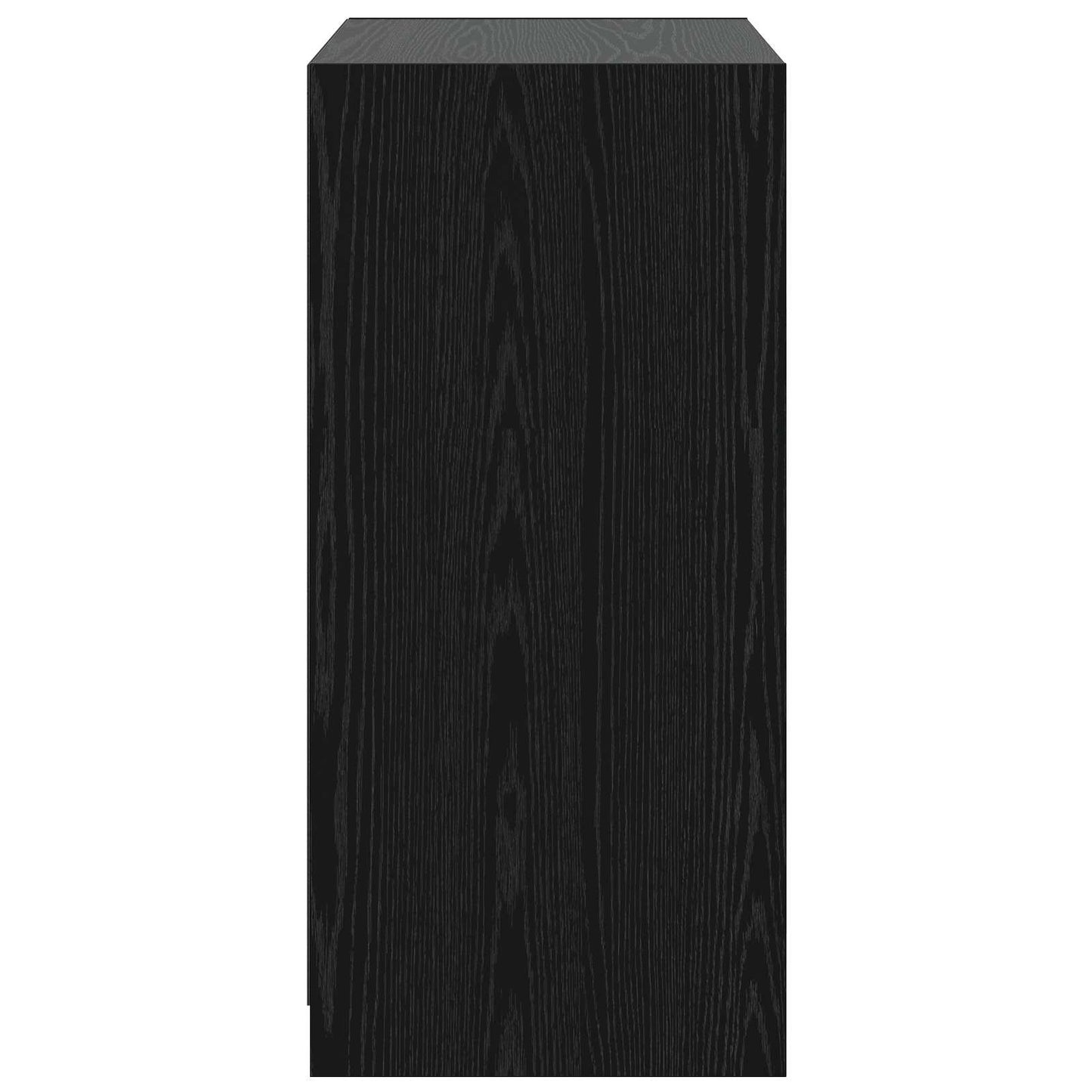 vidaXL Wardrobe Black oak 77 x 48 x 102 cm Engineered Wood