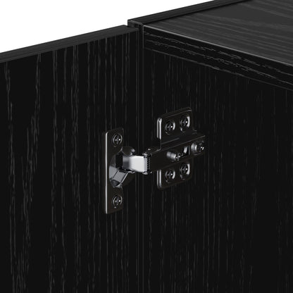 vidaXL Wall Cabinet Black Oak 40 x 42.5 x 40 cm Engineered Wood