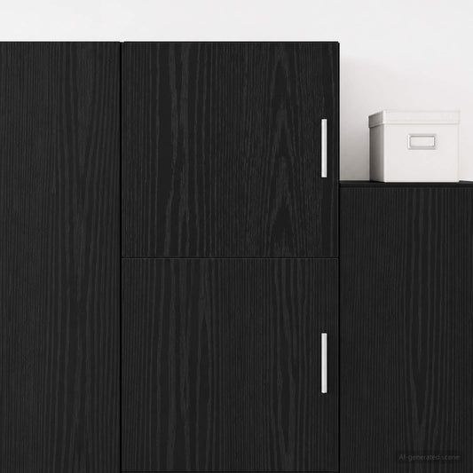 vidaXL Wall Cabinet Black Oak 40 x 42.5 x 40 cm Engineered Wood