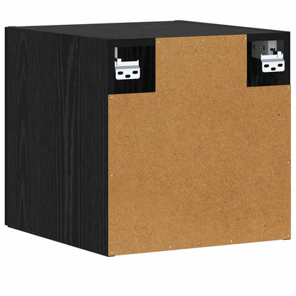 vidaXL Wall Cabinet Black Oak 40 x 42.5 x 40 cm Engineered Wood