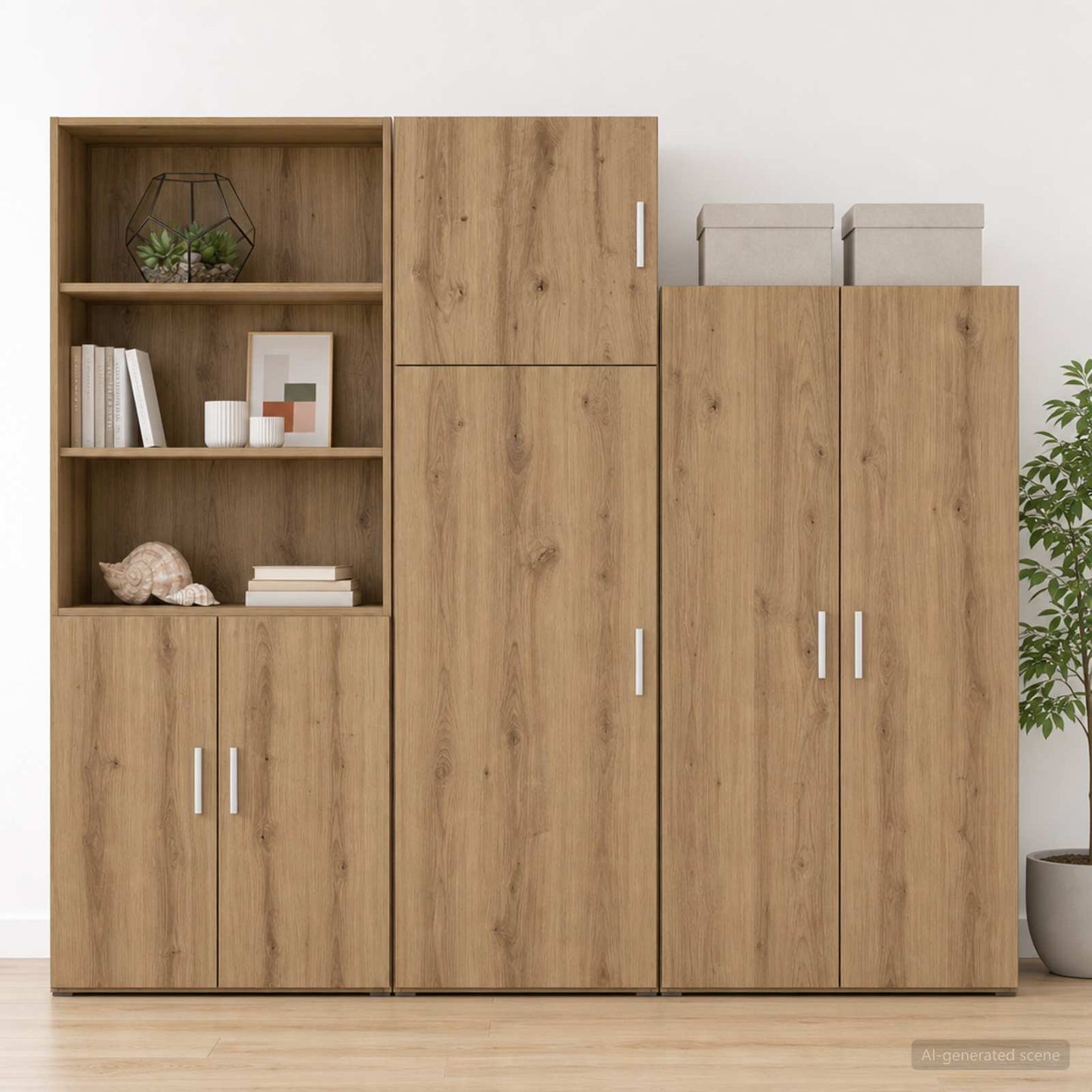 vidaXL Wall Cabinet Artisan Oak 45 x 42.5 x 40 cm Engineered Wood