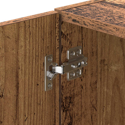 vidaXL Wall Cabinet Old Wood 80 x 42.5 x 64 cm Engineered Wood