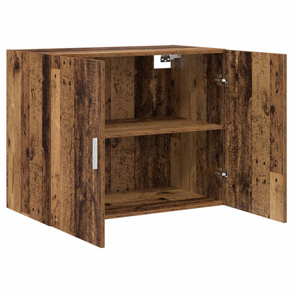 vidaXL Wall Cabinet Old Wood 80 x 42.5 x 64 cm Engineered Wood