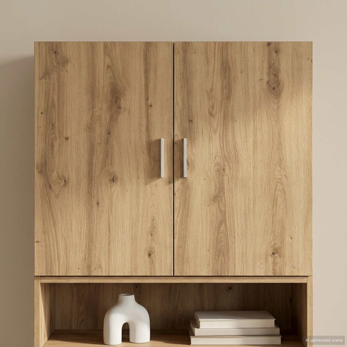 vidaXL Wall Cabinet Artisan Oak 80 x 42.5 x 64 cm Engineered Wood