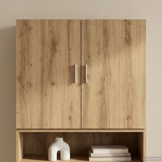 vidaXL Wall Cabinet Artisan Oak 80 x 42.5 x 64 cm Engineered Wood