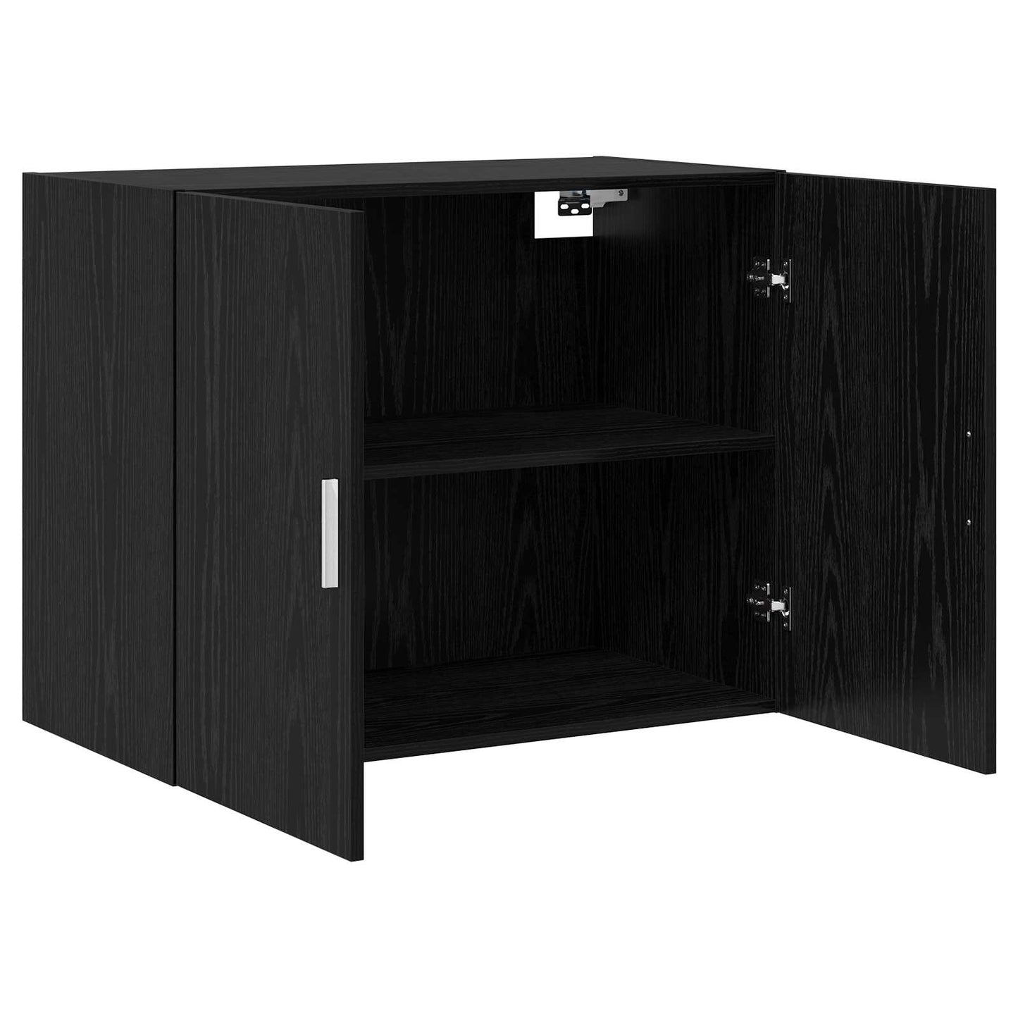 vidaXL Wall Cabinet Black Oak 80 x 42.5 x 64 cm Engineered Wood