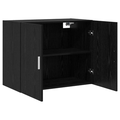 vidaXL Wall Cabinet Black Oak 80 x 42.5 x 64 cm Engineered Wood
