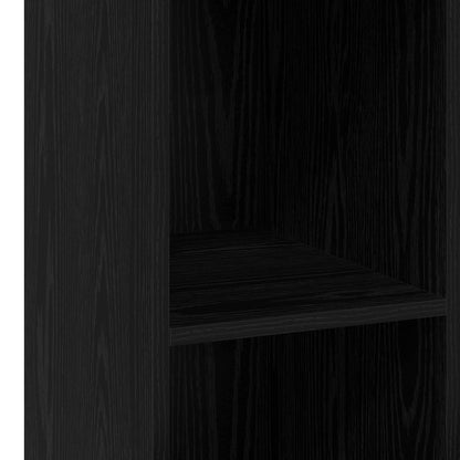 vidaXL Sideboard Black Oak 30 x 41 x 93 cm Engineered Wood