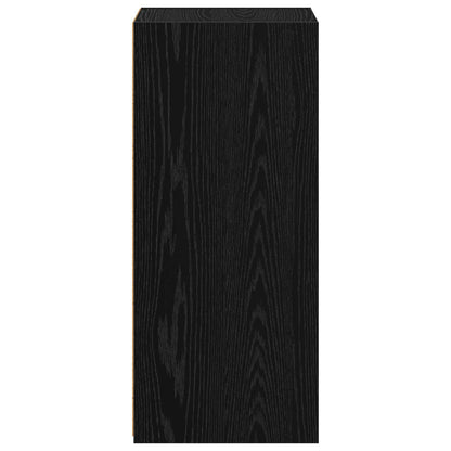 vidaXL Sideboard Black Oak 30 x 41 x 93 cm Engineered Wood