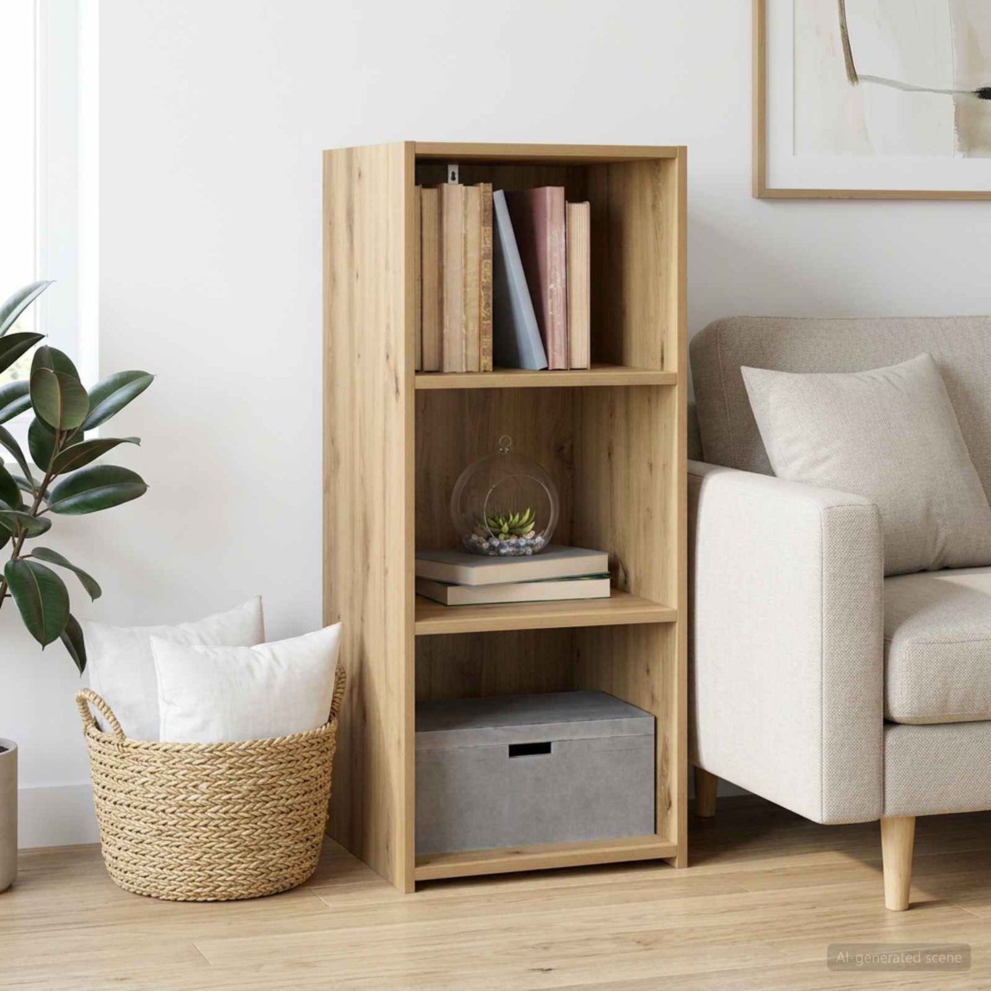 vidaXL Sideboard Artisan Oak 40 x 41 x 93 cm Engineered Wood