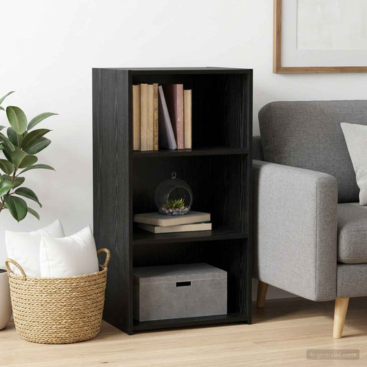 vidaXL Sideboard Black Oak 50 x 41 x 93 cm Engineered Wood