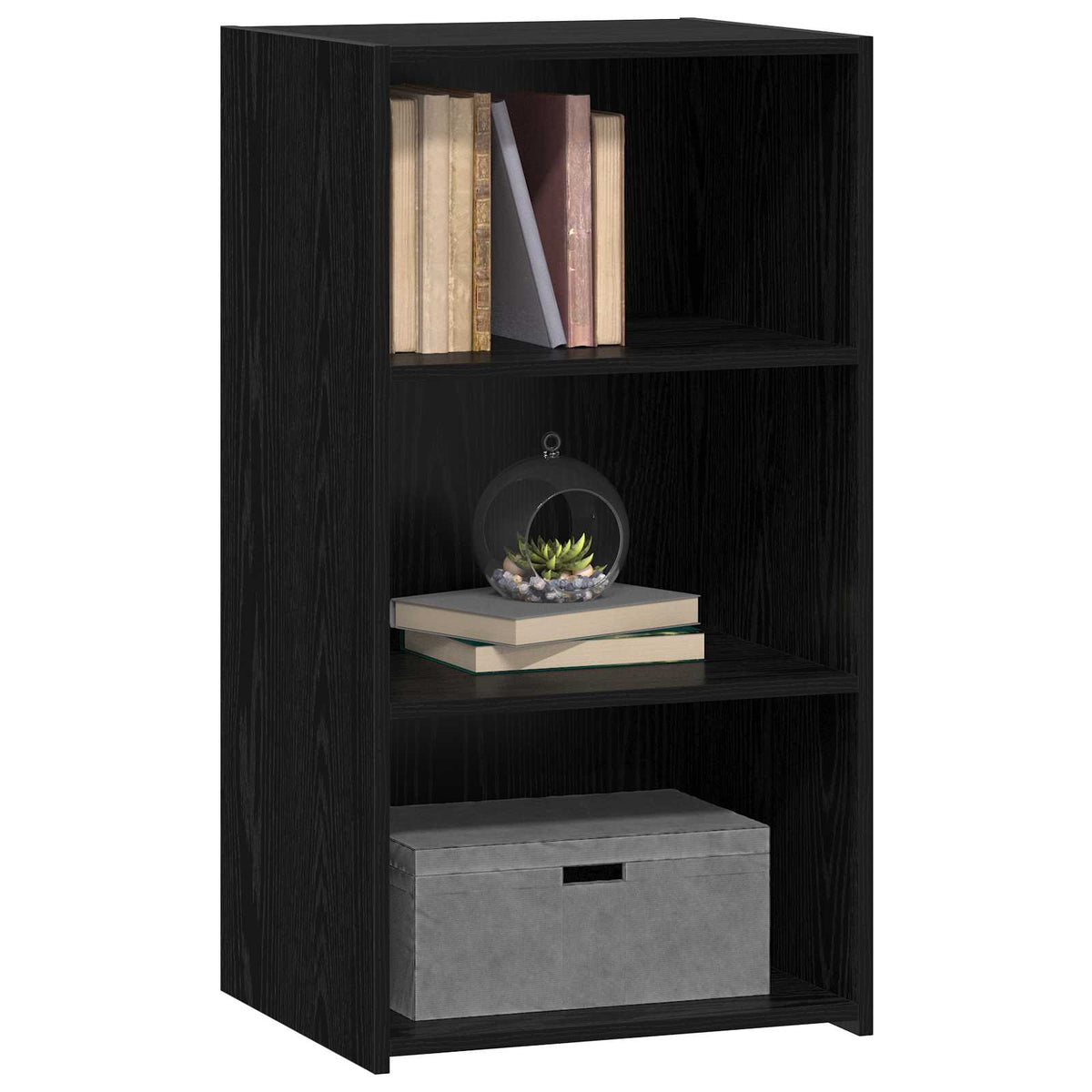 vidaXL Sideboard Black Oak 50 x 41 x 93 cm Engineered Wood