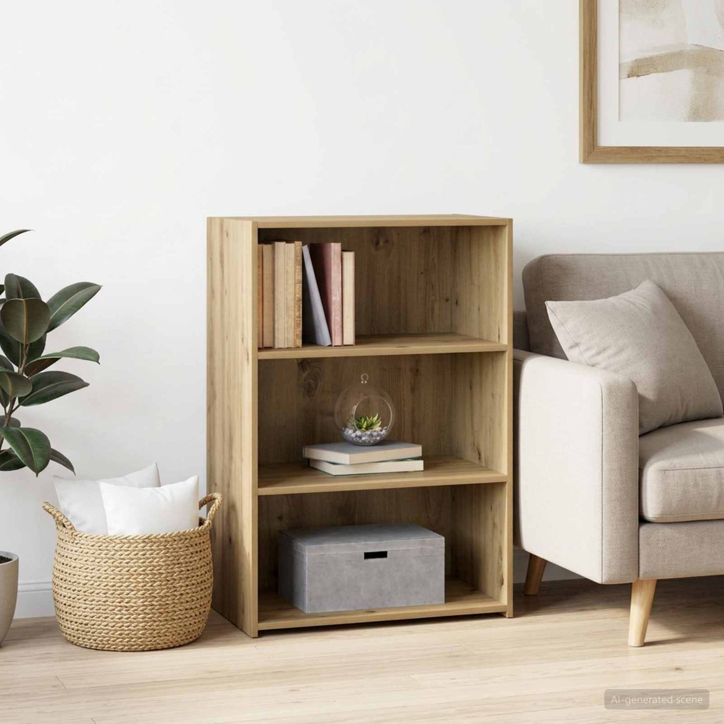 vidaXL Sideboard Artisan Oak 70 x 41 x 93 cm Engineered Wood