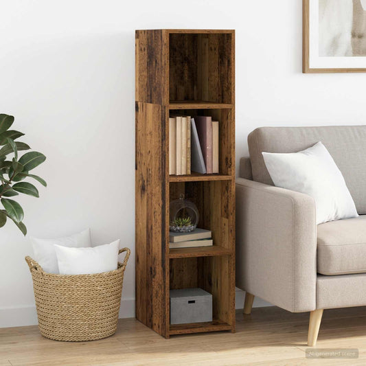 vidaXL Highboard Old Wood 30 x 41 x 124 cm Engineered Wood