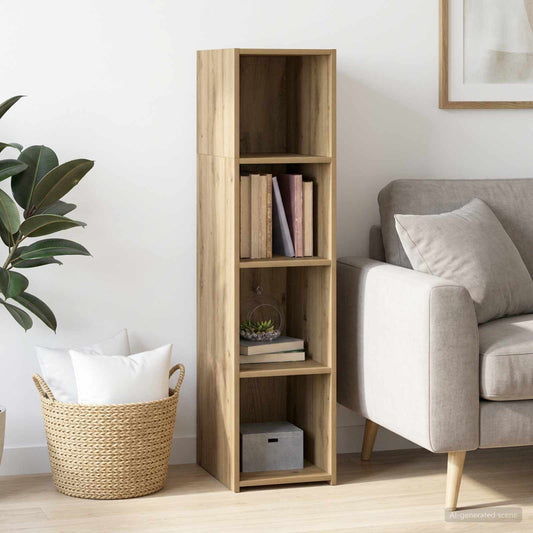 vidaXL Highboard Artisan Oak 30 x 41 x 124 cm Engineered Wood