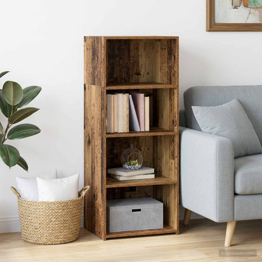 vidaXL Highboard Old Wood 50 x 41 x 124 cm Engineered Wood