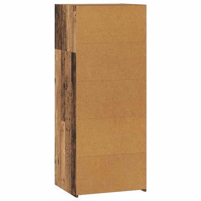 vidaXL Highboard Old Wood 50 x 41 x 124 cm Engineered Wood