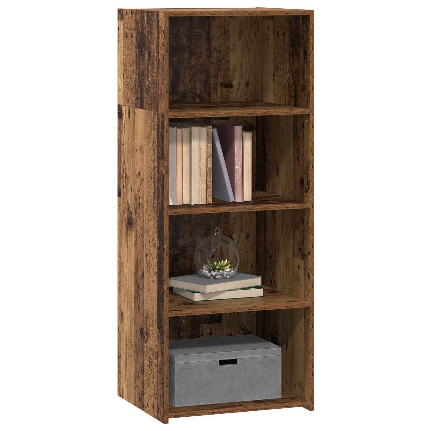 vidaXL Highboard Old Wood 50 x 41 x 124 cm Engineered Wood