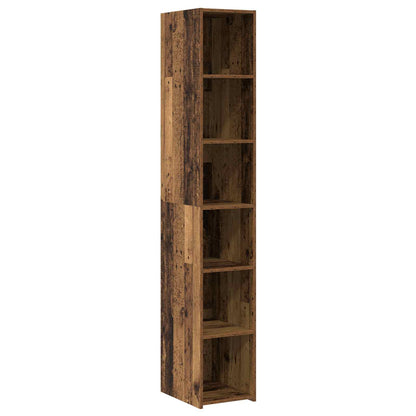 vidaXL Highboard Old Wood 30 x 41 x 185 cm Engineered Wood
