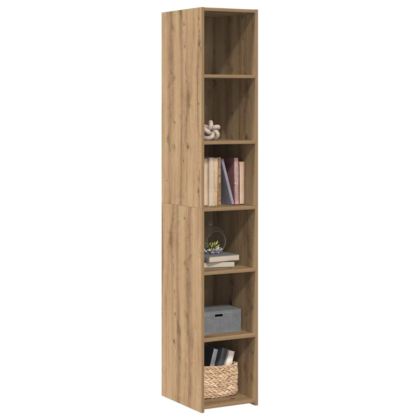 vidaXL Highboard Artisan Oak 30 x 41 x 185 cm Engineered Wood