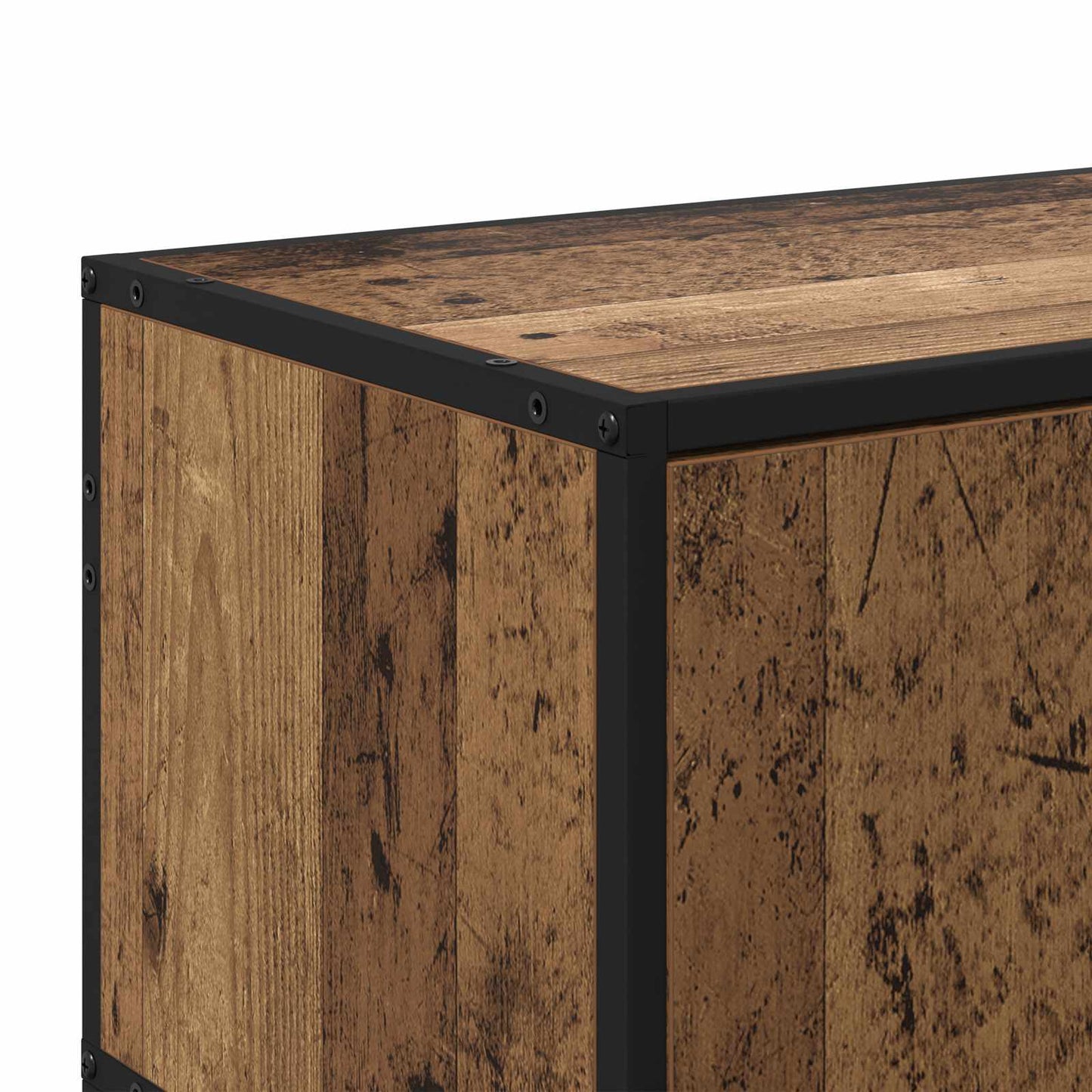 vidaXL TV Cabinet 80 x 34.5 x 40 cm Old Wood Engineered Wood
