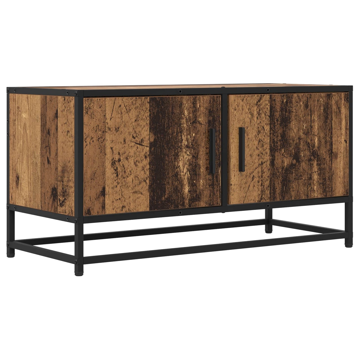 vidaXL TV Cabinet 80 x 34.5 x 40 cm Old Wood Engineered Wood